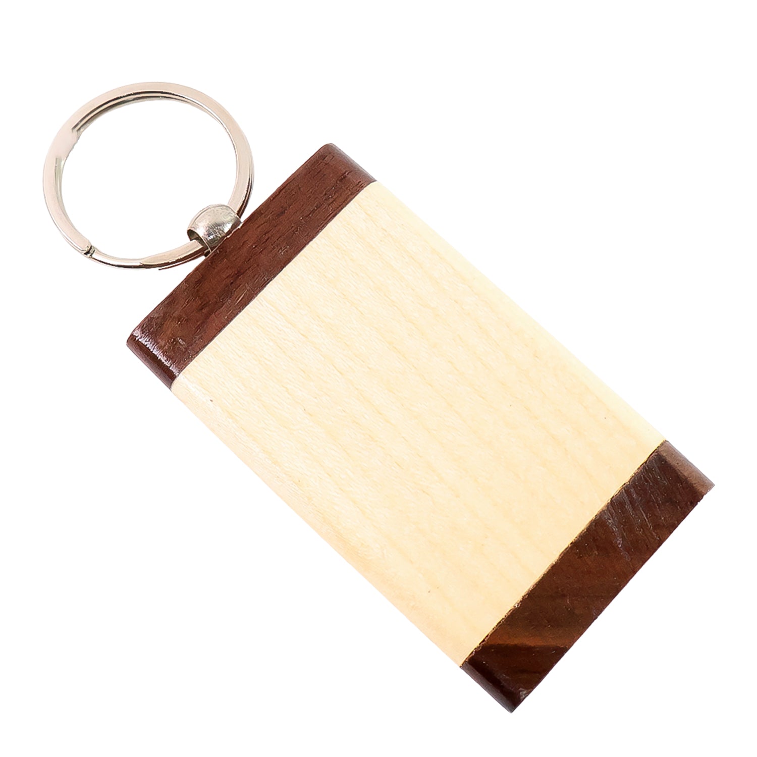 Dual Tone Wooden Keychain Dual Tone Wooden Keychain